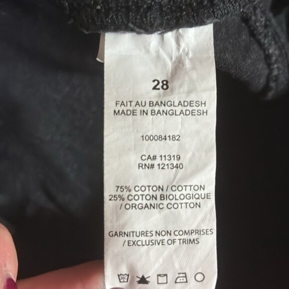 Dynamite Claudia Mom Ultra High Rise Black Denim Ankle Jeans - Picture 6 of 14